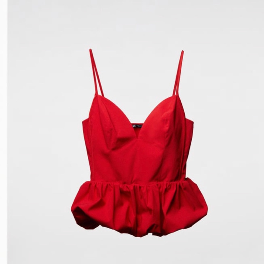 Zara, Size M, Red